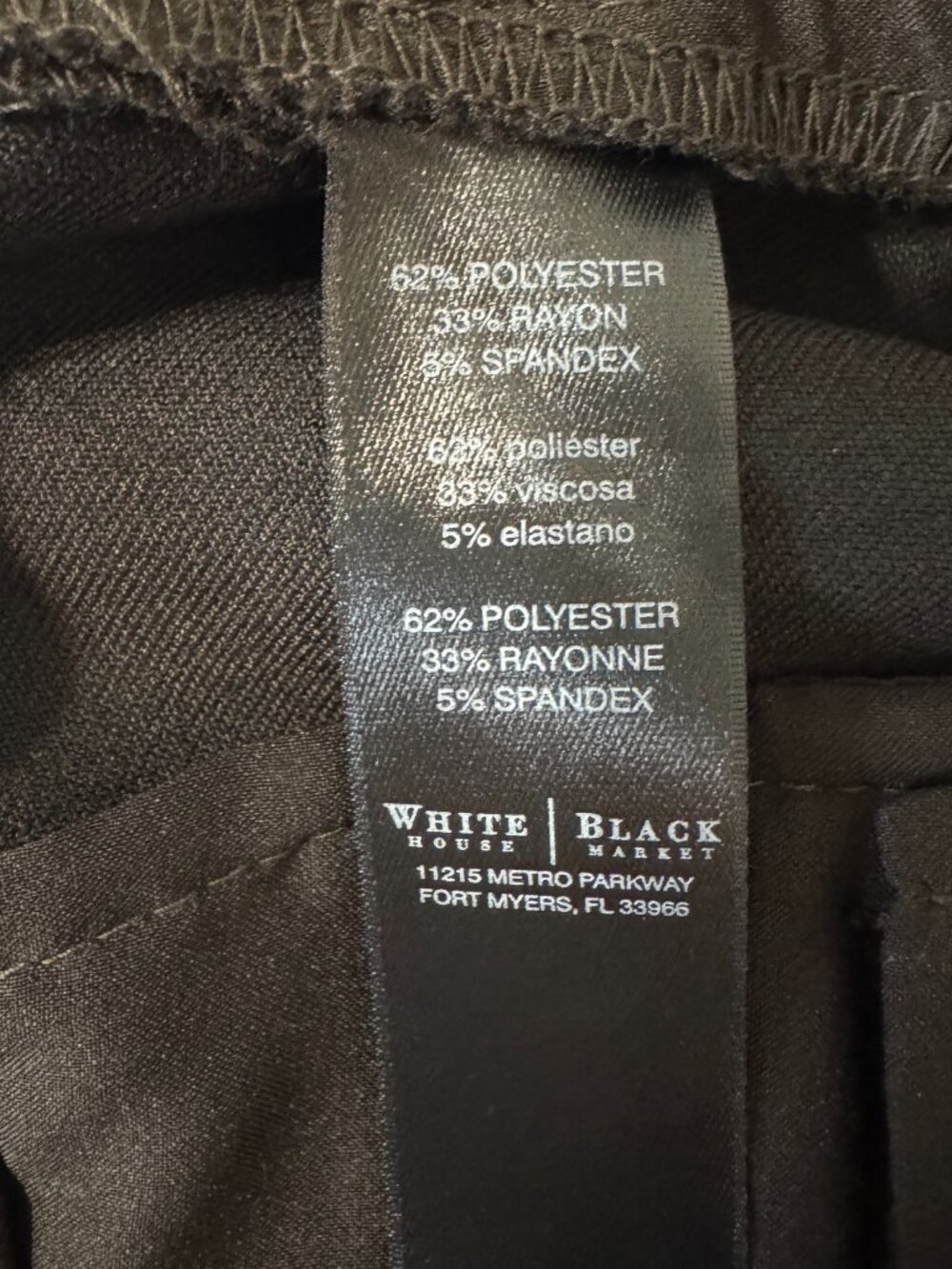 WHITE HOUSE BLACK MARKET Slim Ankle Pants in Cocoa Brown NWT - Picture 4 of 9
